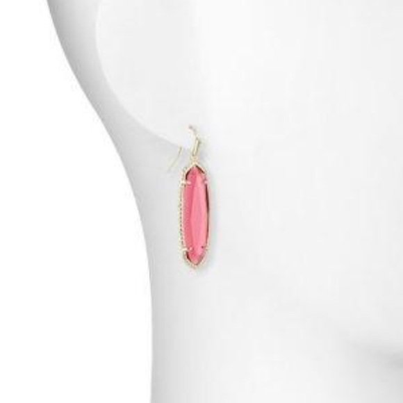 Kendra Scott NWT Layla droppedearrings berry glass - Picture 3 of 3